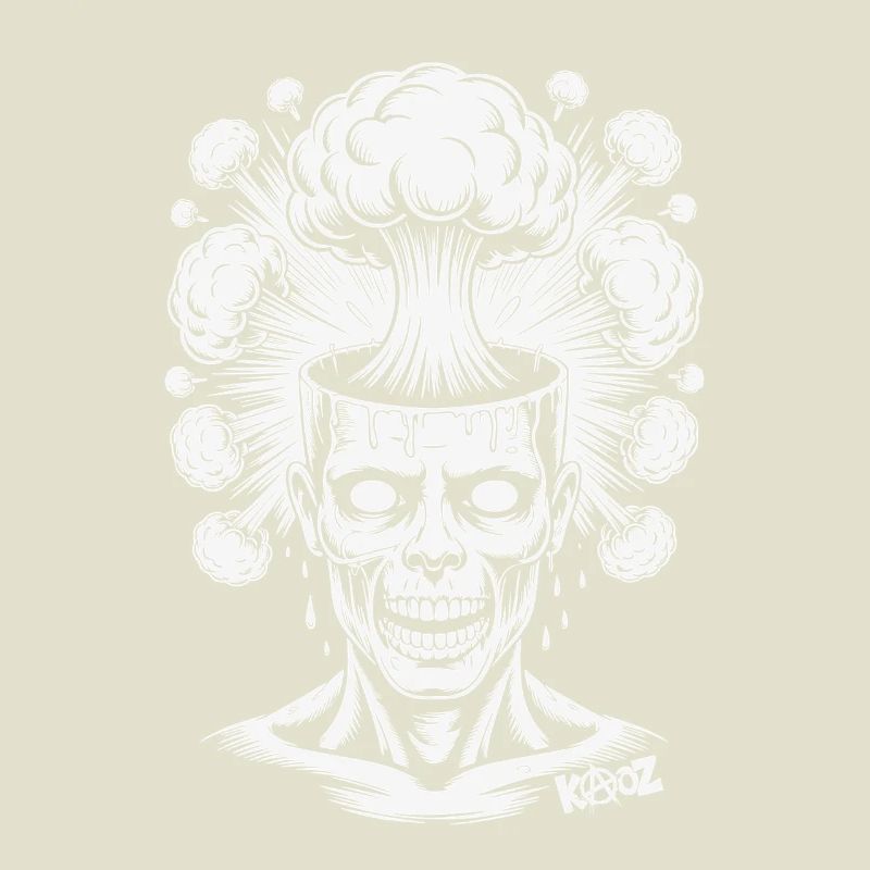 Creative explosion and comic illustration