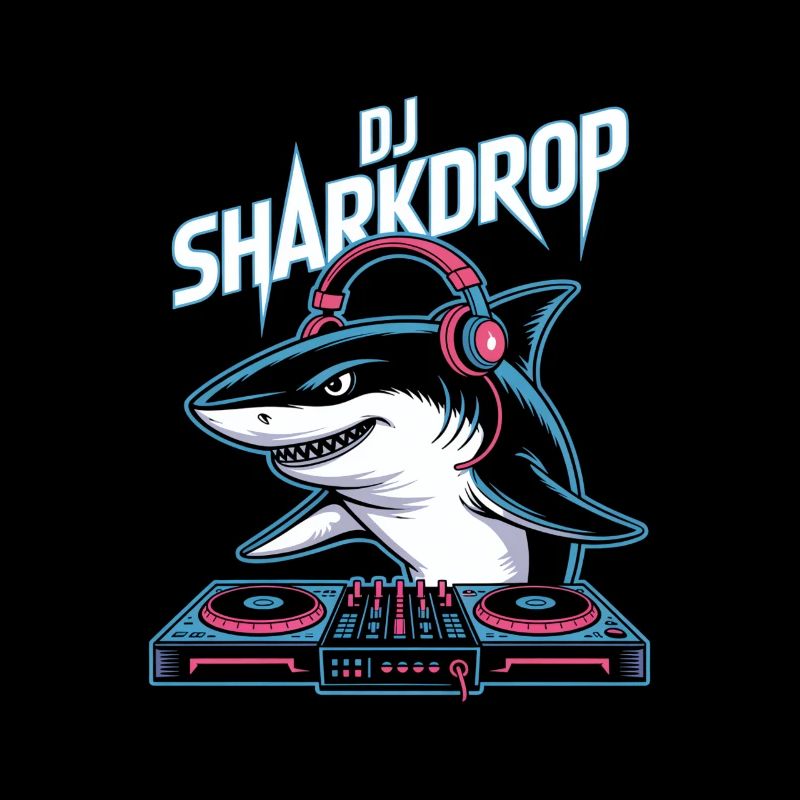 DJ SHARKDROP Shark DJ Booth Rave Vibes