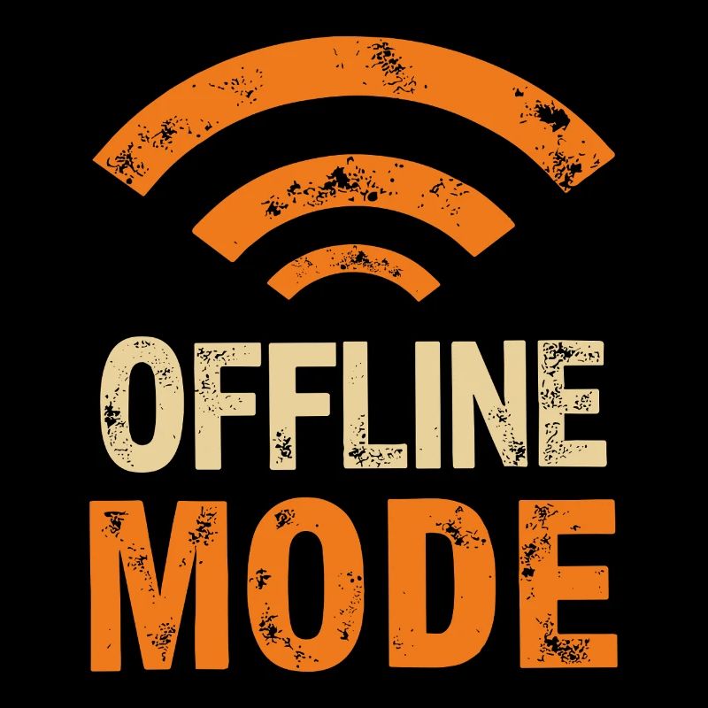 Finally in the dead zone – offline mode