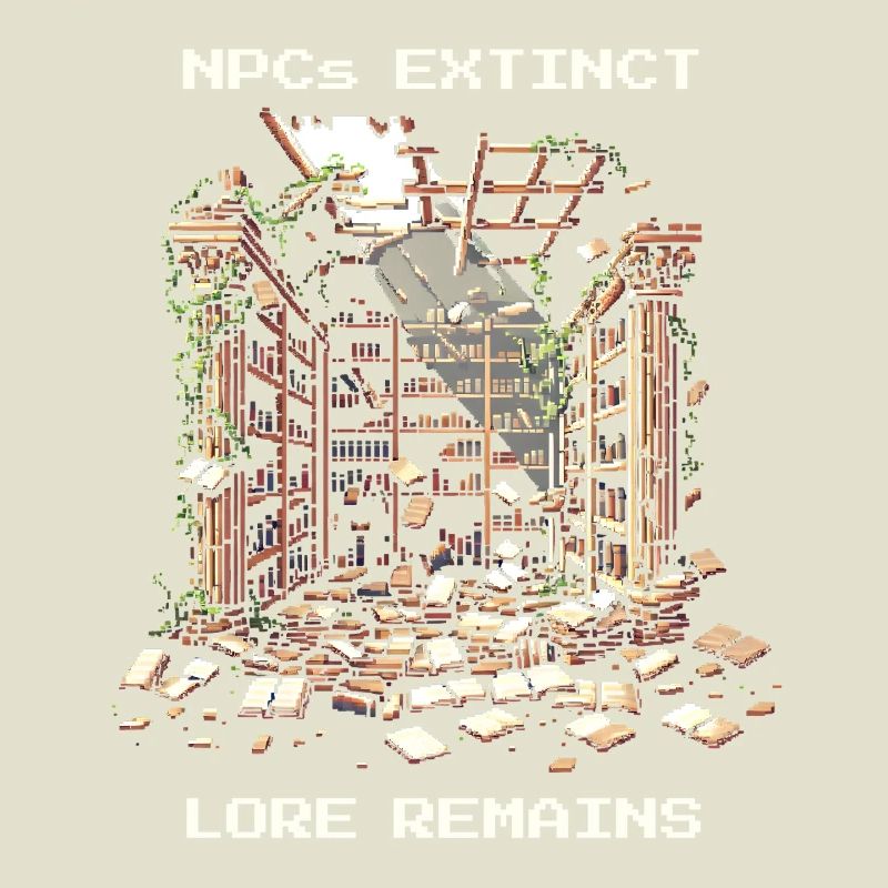 NPCs gone, lore stays | Post-apocalyptic