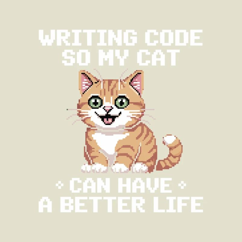 Programmier Katze Lustig Coding Und Katze Deutsch 