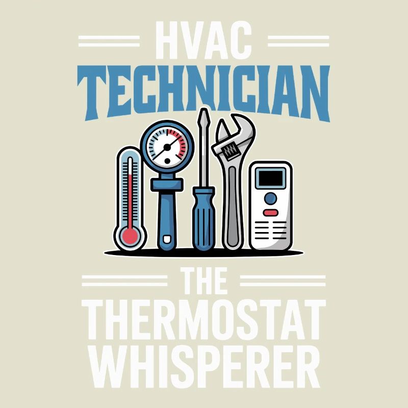 Thermostat Flüsterer HVAC Techniker Geschenk