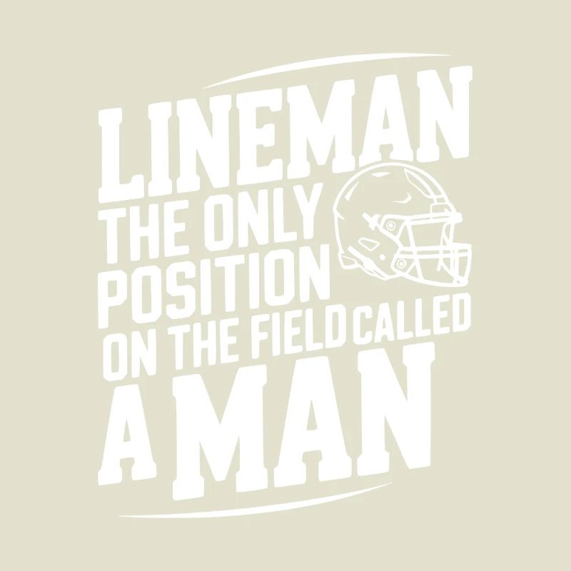 Lineman ist die einzige Position, die als Mann bezeichnet wird