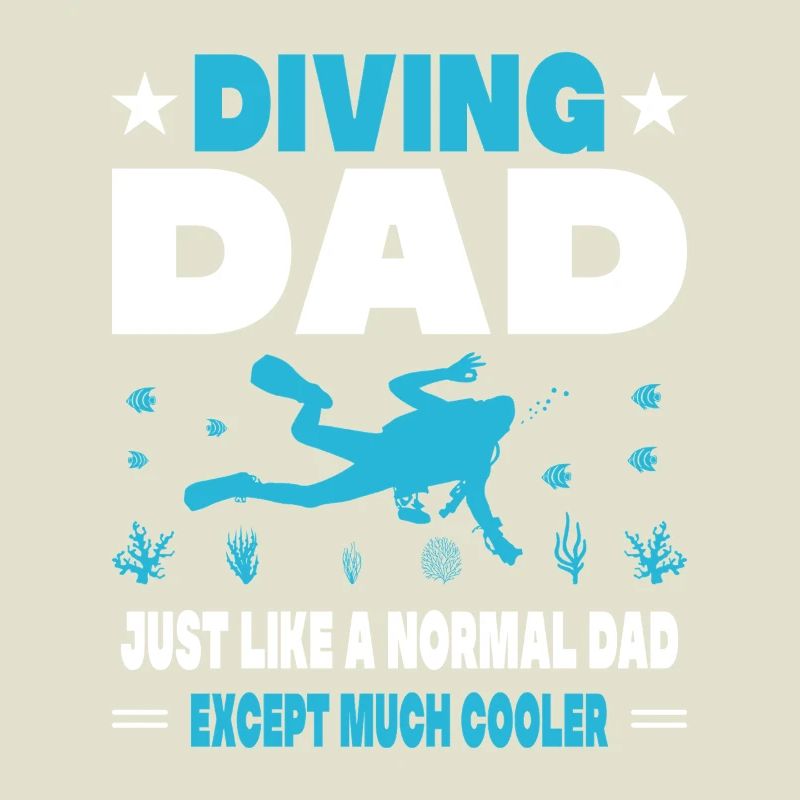 Diving Dad – Funny Diver Gift for Dads