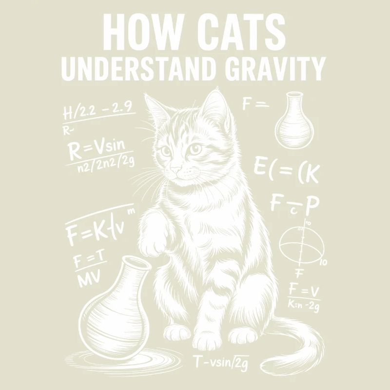 Physics Cats Sayings Math Joke Physics Gift