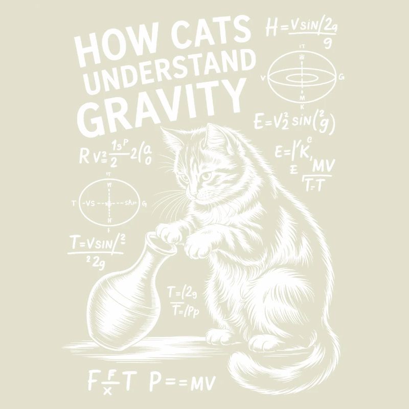 Physics Cats Sayings Math Joke Physics Gift