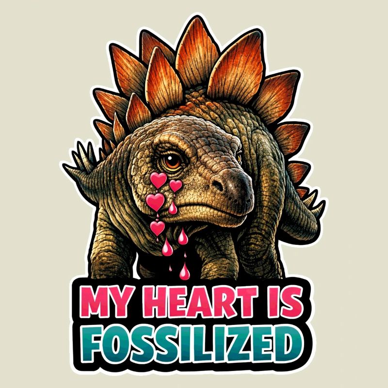 Emo Dinosaur, Sad Dino, Emotional