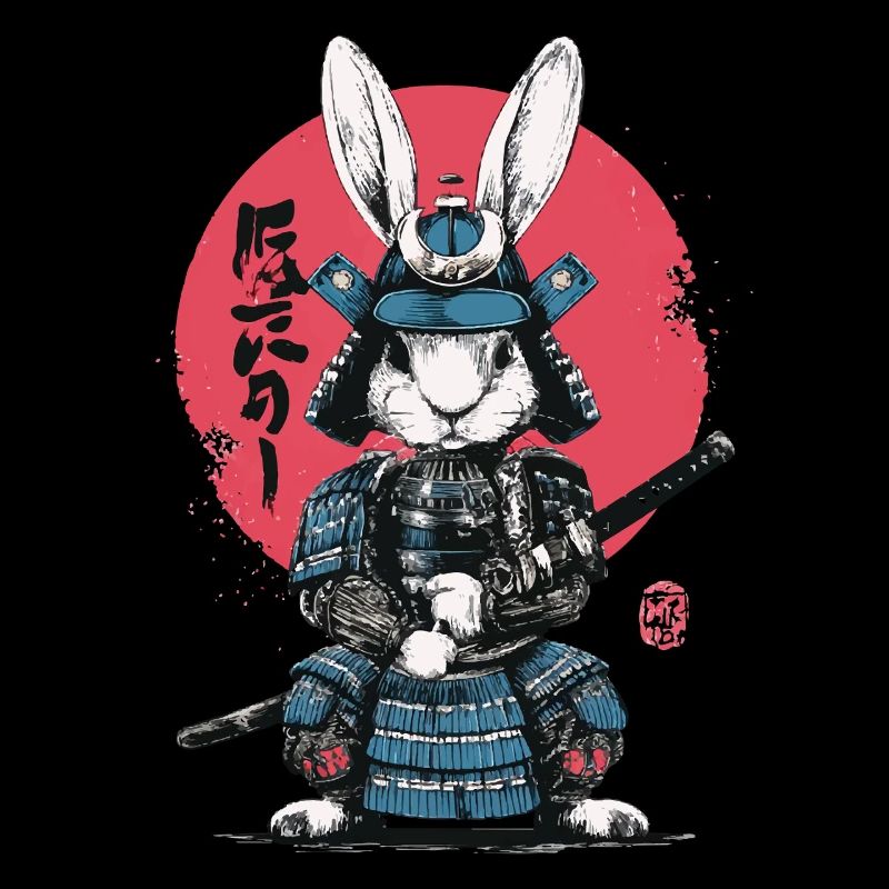 Bunny Samurai in Armor