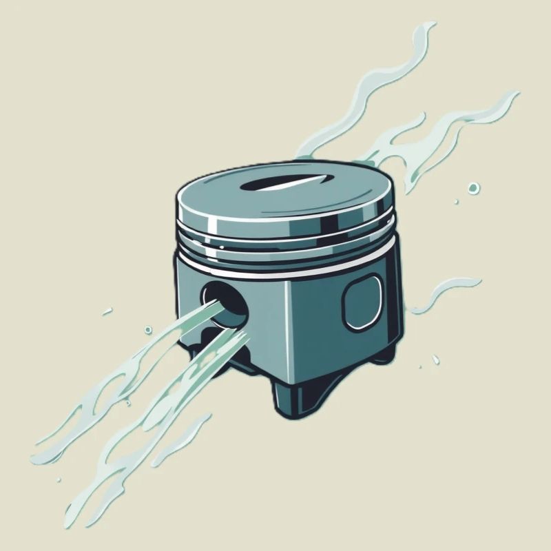 Flamme à piston