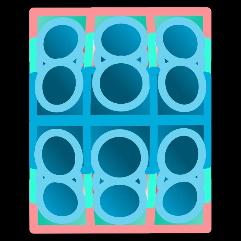 blue pattern, graphic art