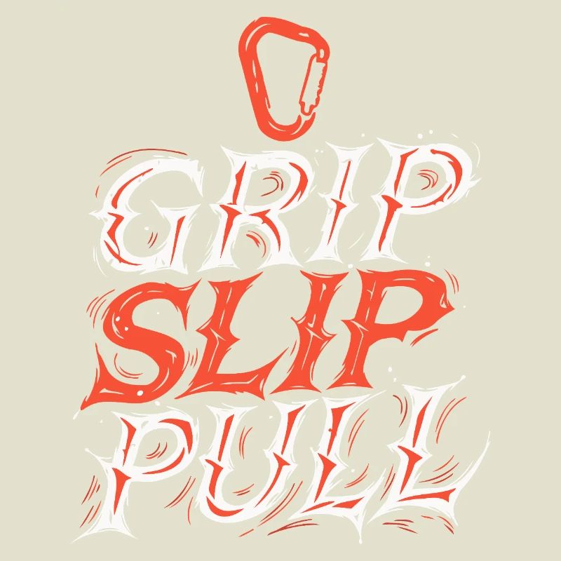 Grip Slip Pullover Dynamische Typografie