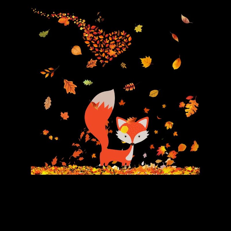 Herbst mit Herz und Fuchs