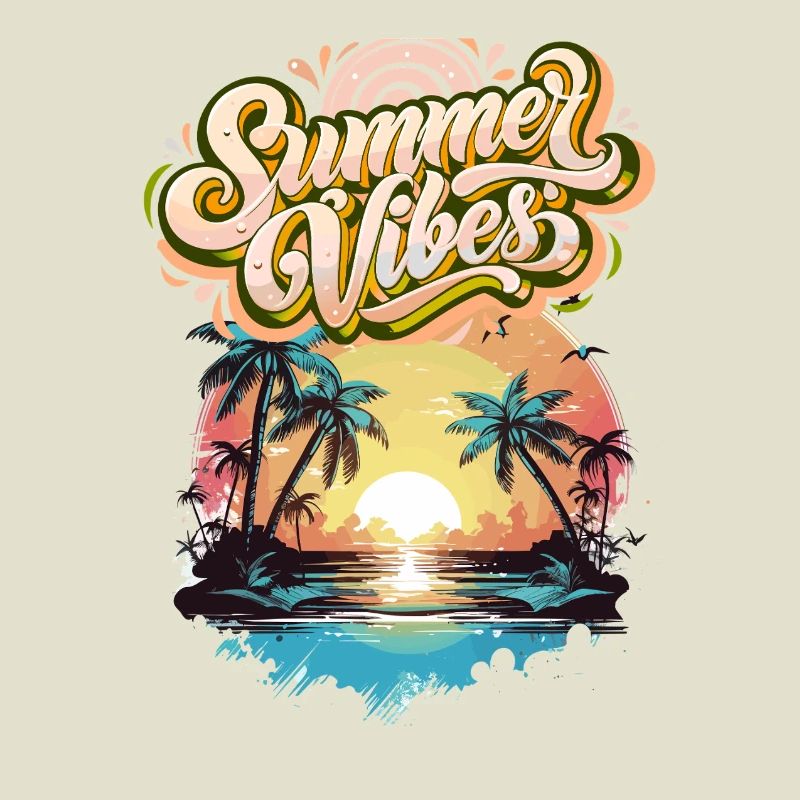 Summer Mood Palm Trees Sunset