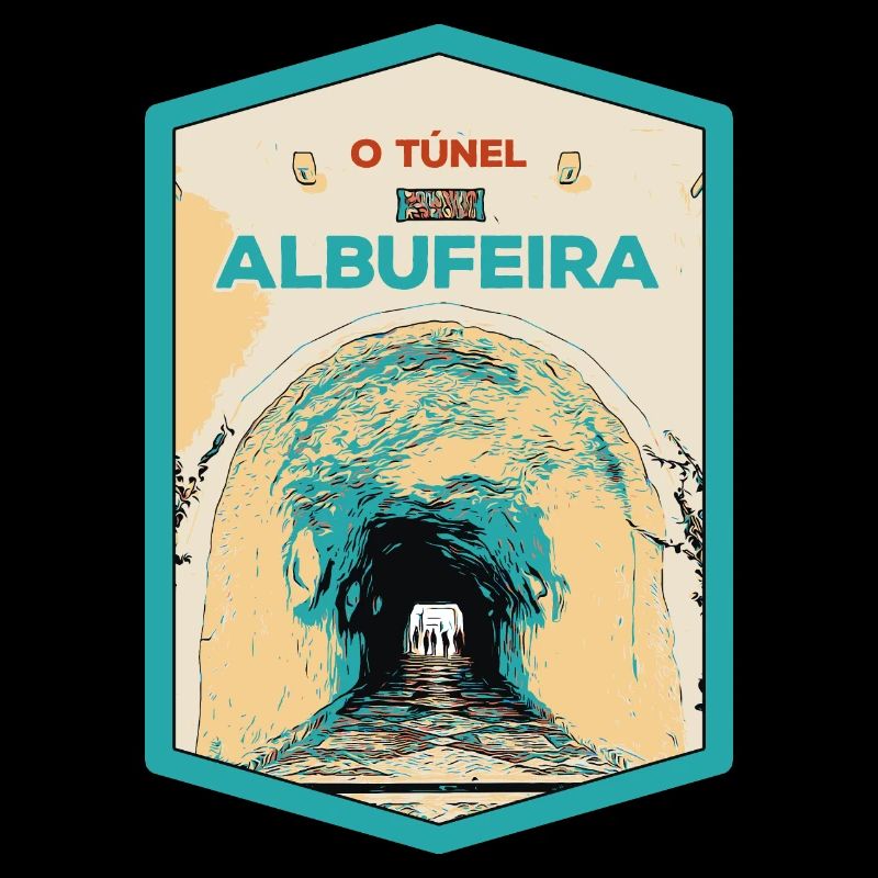 Illustration du Tunnel vers la plage d'Albufeira
