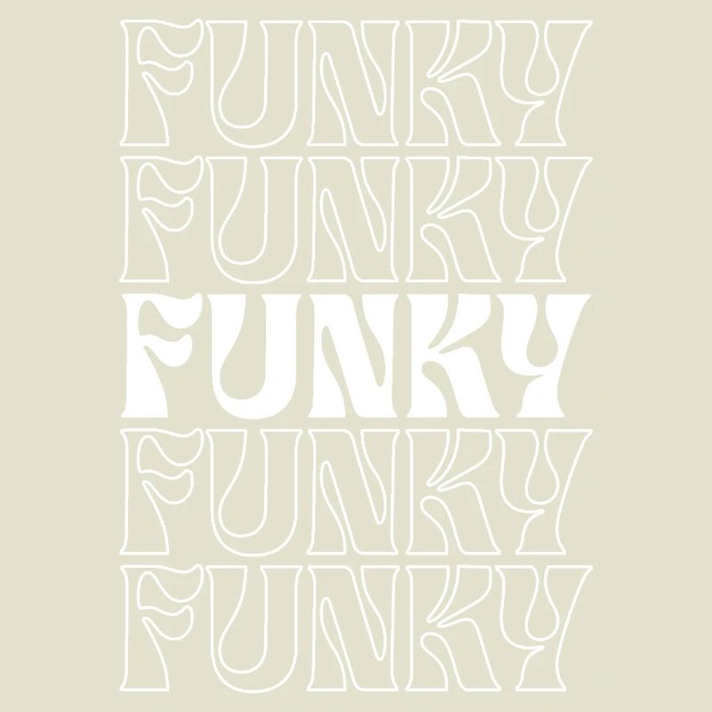 Funky Repeating Text Pattern