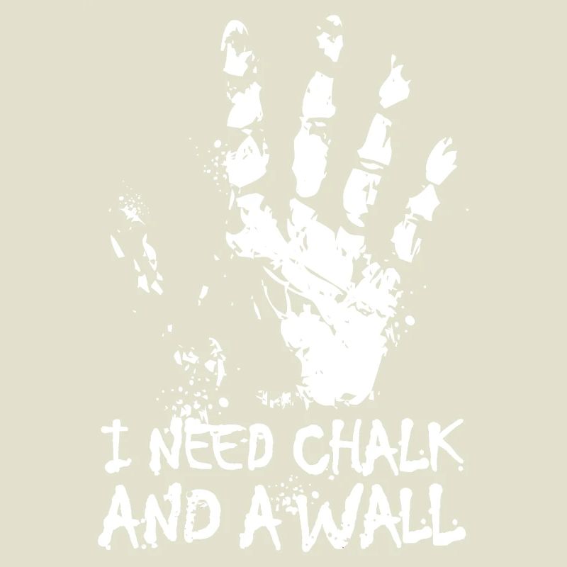 Chalk Climbing Boulder Hand Wall Sayings Icon