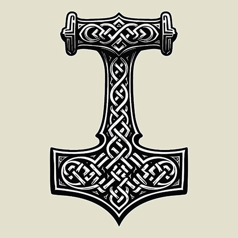 Mjölnir Wikinger Knotensymbol