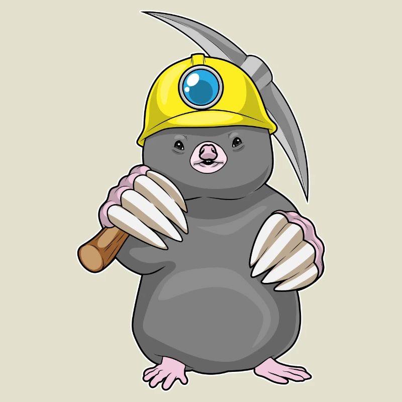 Mole Miner Pickaxe Mining