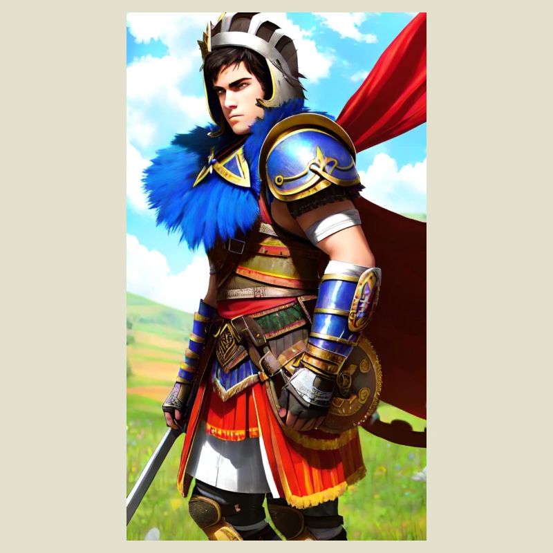 Multicolor Knight Gladiator