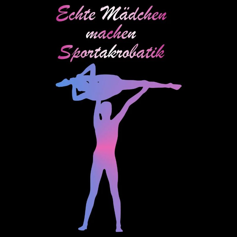 Echte Mädchen Sportakrobatik