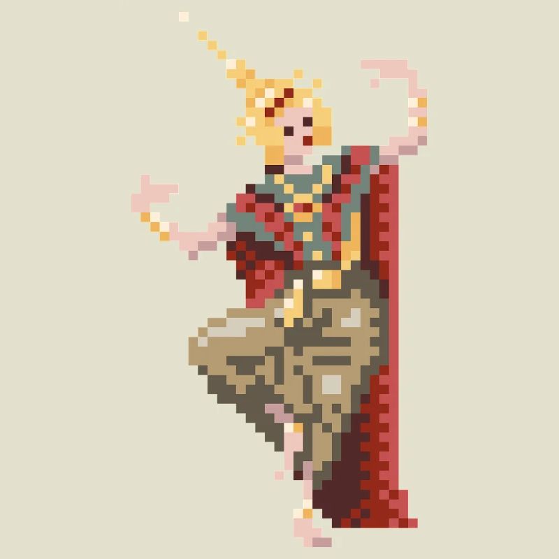 8bit thai dancer