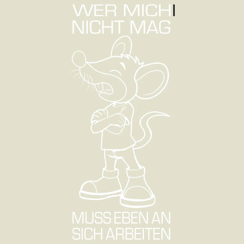 Mouse with work ethic funny saying