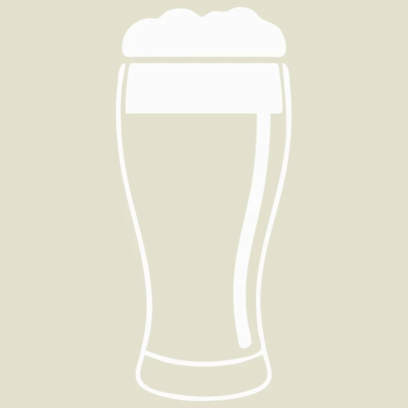 Bierglas mit Schaum