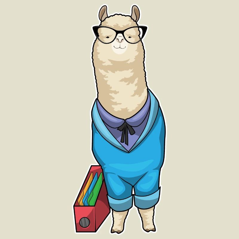 Alpaca Secretary Folder Office