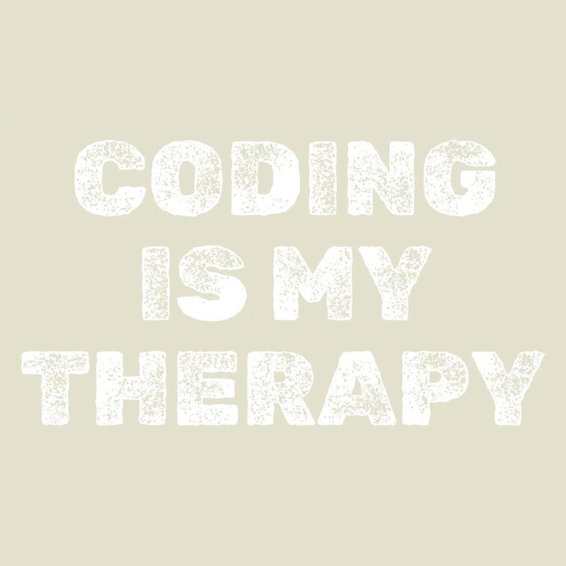 Coding Is My Therapy Programmer Shirt