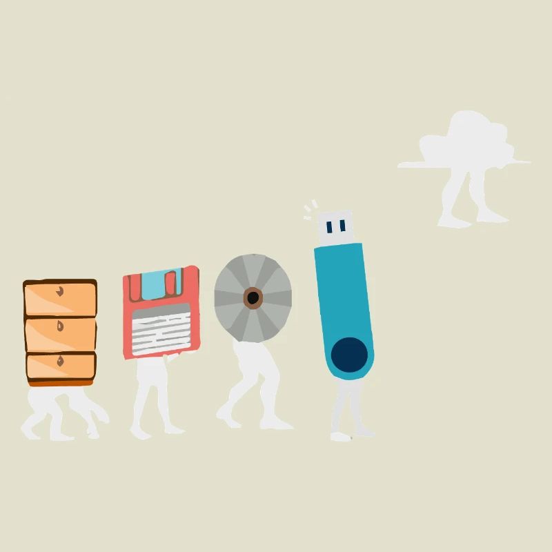 Cloud-Computing-Lustige Programmierer-Daten-KI-Software