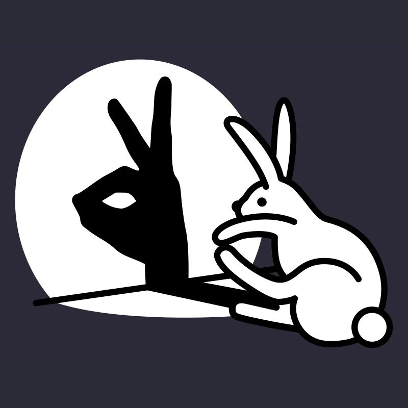 Funny Rabbit Hand Shadow Projection Rabbit