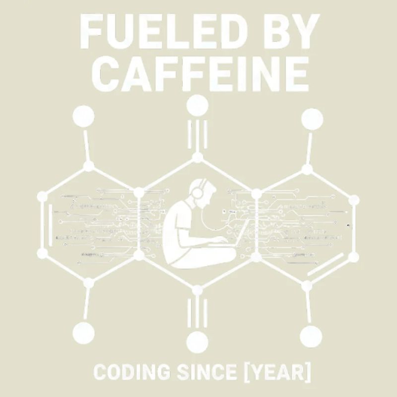 Fueled by Caffeine Coding Shirt | Programmierer
