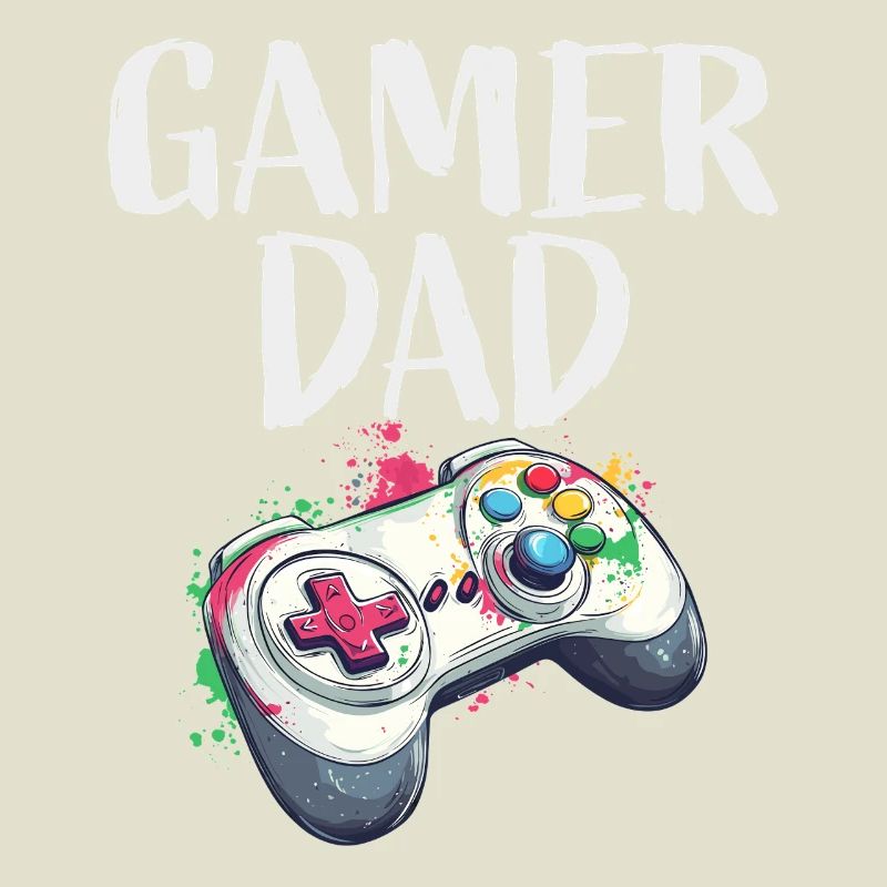 Gamer Dad Controller Splash
