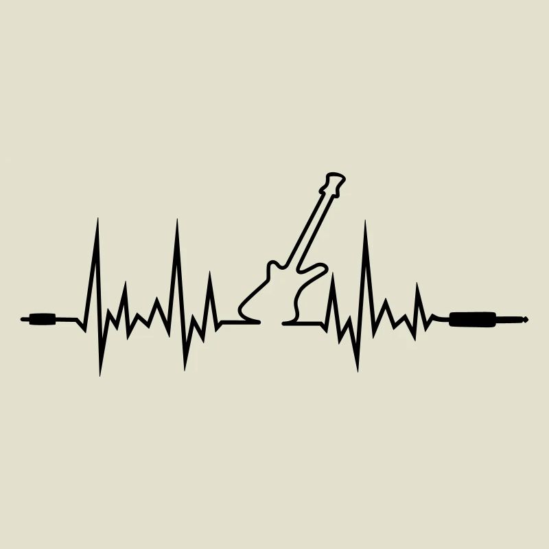 Wave Gitarre mit Klinkenstecker-Enden