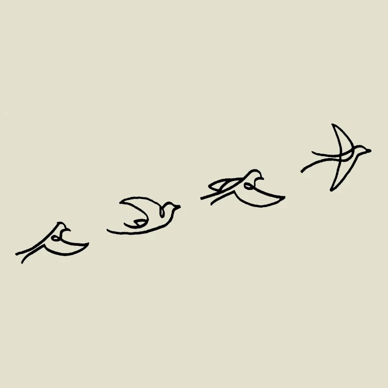 Der Flug des schwarzen Vogels