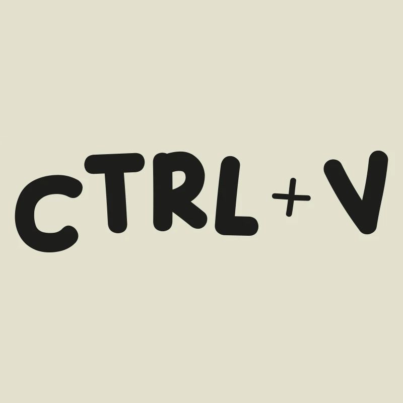 CTRL+V Paste -Gift for IT and Twins
