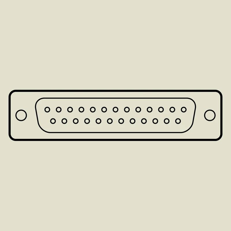 DB 25 Connector Parallel, Printer