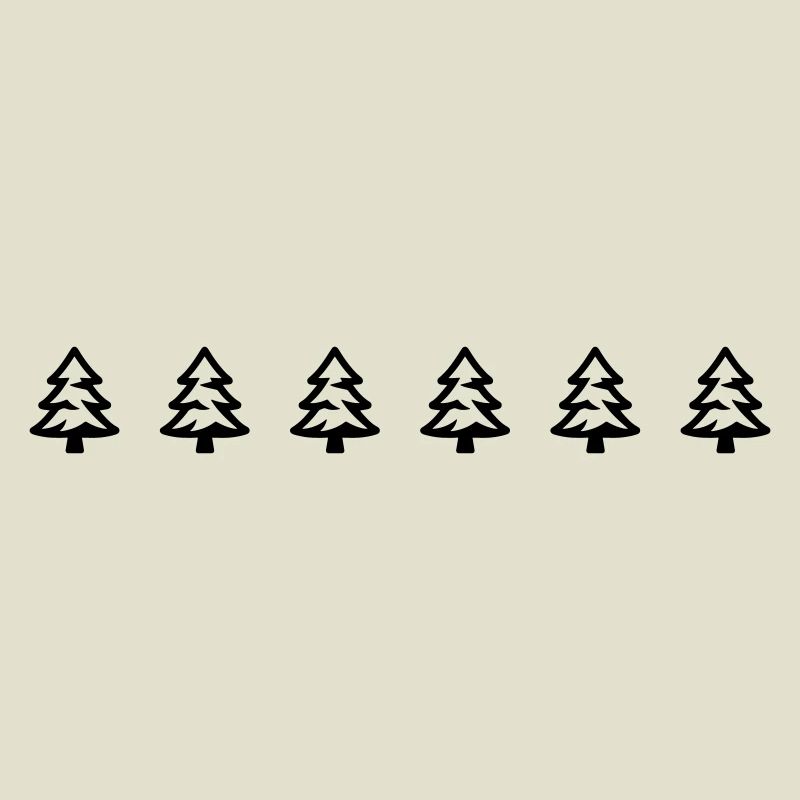 Fir tree icon forest