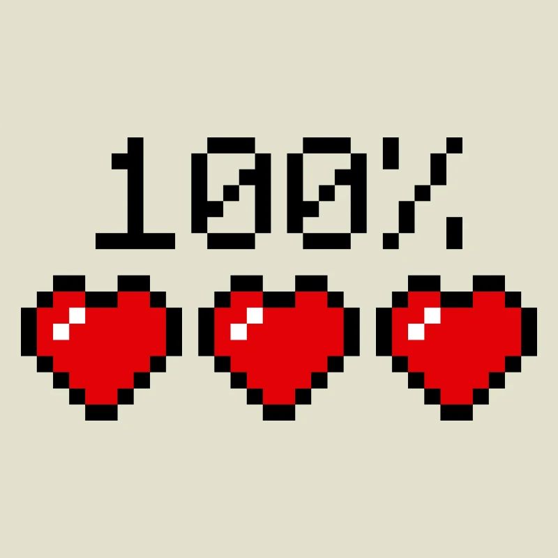 Hundertprozent Statement Partner oder Sportler