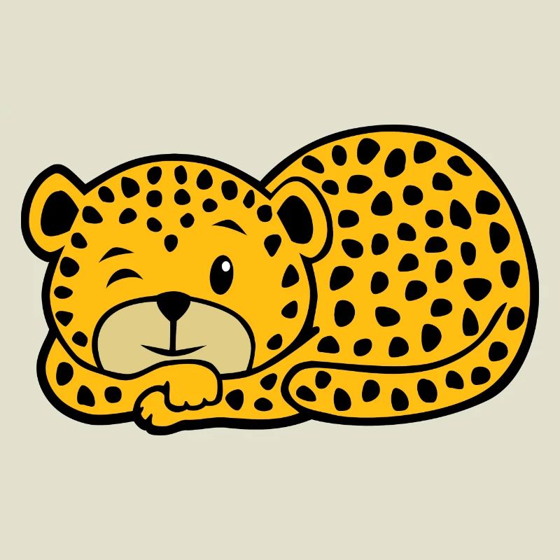 Sleeping Leopard