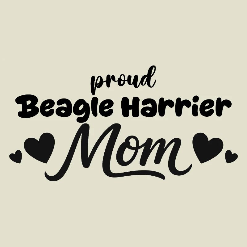 Stolze Beagle Harrier Mutter, Beagle-harrier