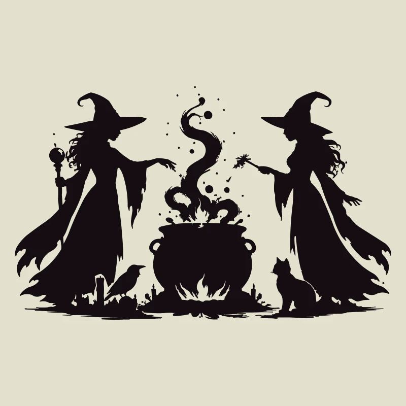 Witch's Cauldron Witch Magic Duo