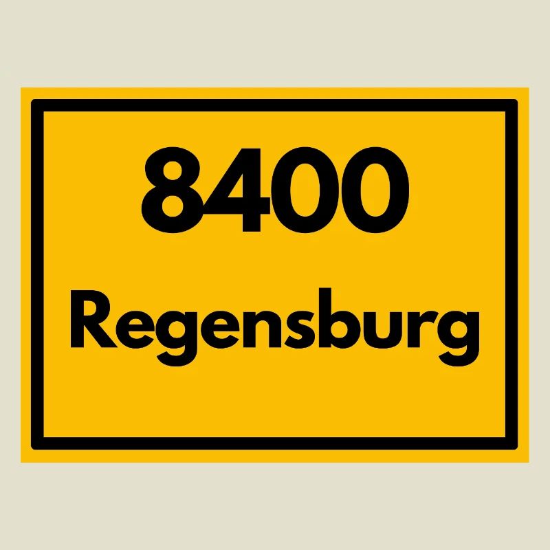 OLD POSTCODE ZIP CODE RETRO 8400 REGENSBURG