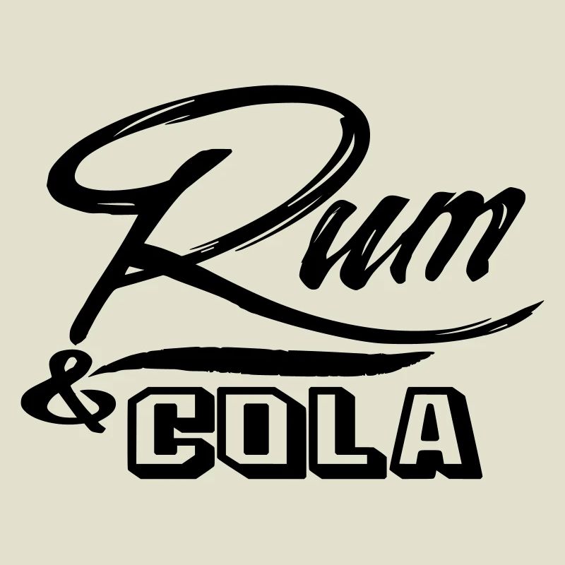 rum cola sail sailing boat longdrink patch sticker