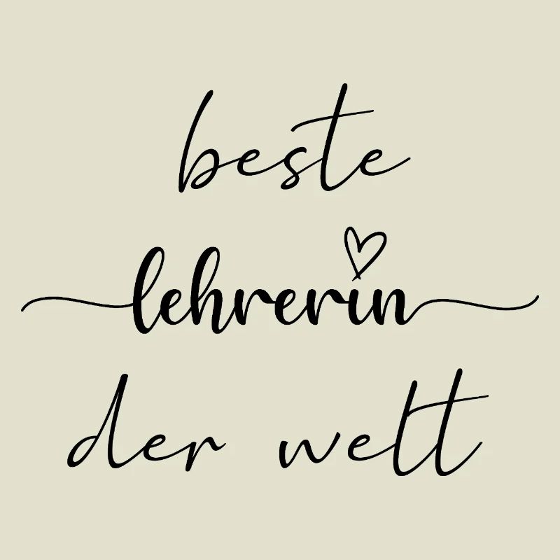 Beste Lehrerin Der Welt Beruf Geschenkidee