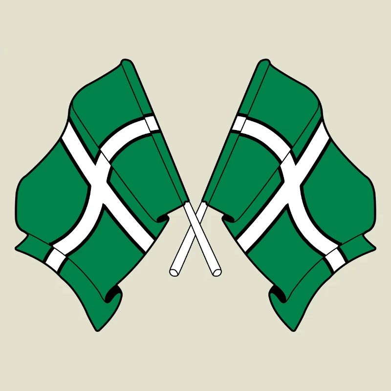 Drapeaux croisés du Devon
