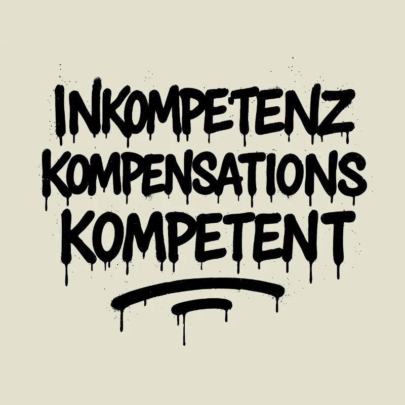 Inkompetenz Kompensations Kompetenz – Büro Spruch