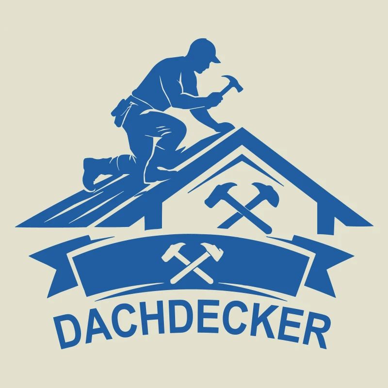 Roofer Work Silhouette