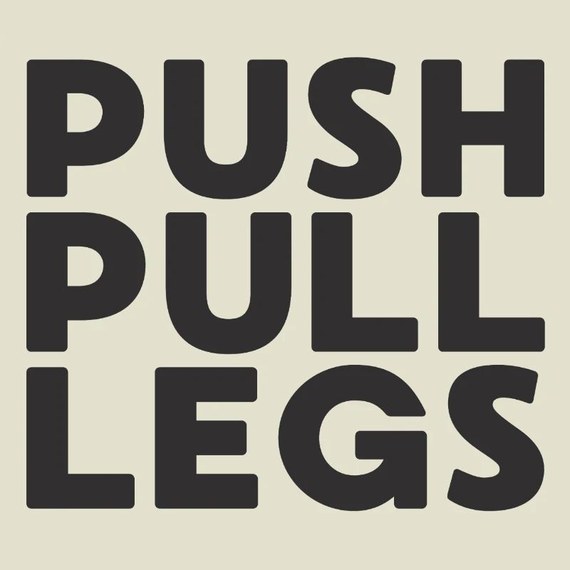 Push Pull Beine Repeat Trainingssplit