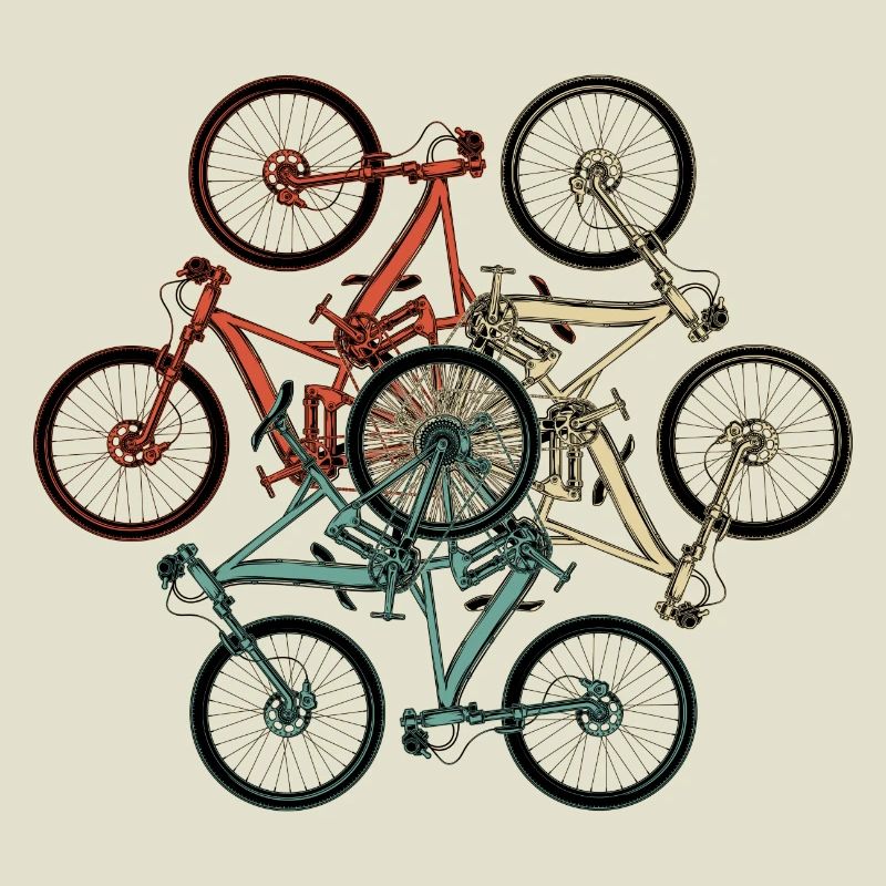 Bike Stack Collage
